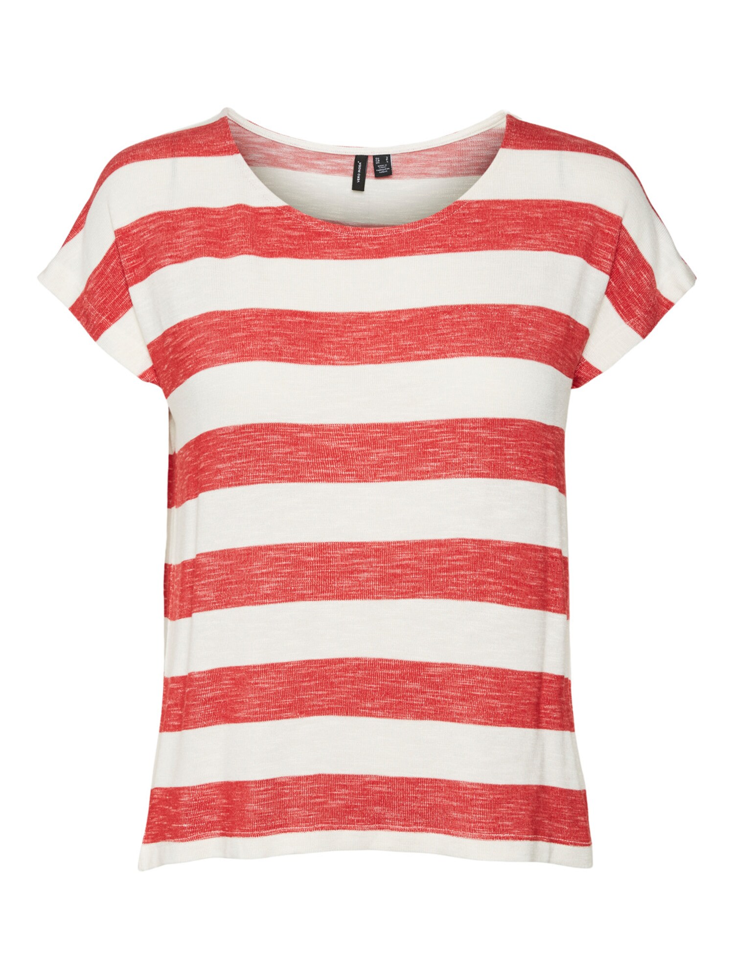 VERO MODA Tricou  roșu / alb