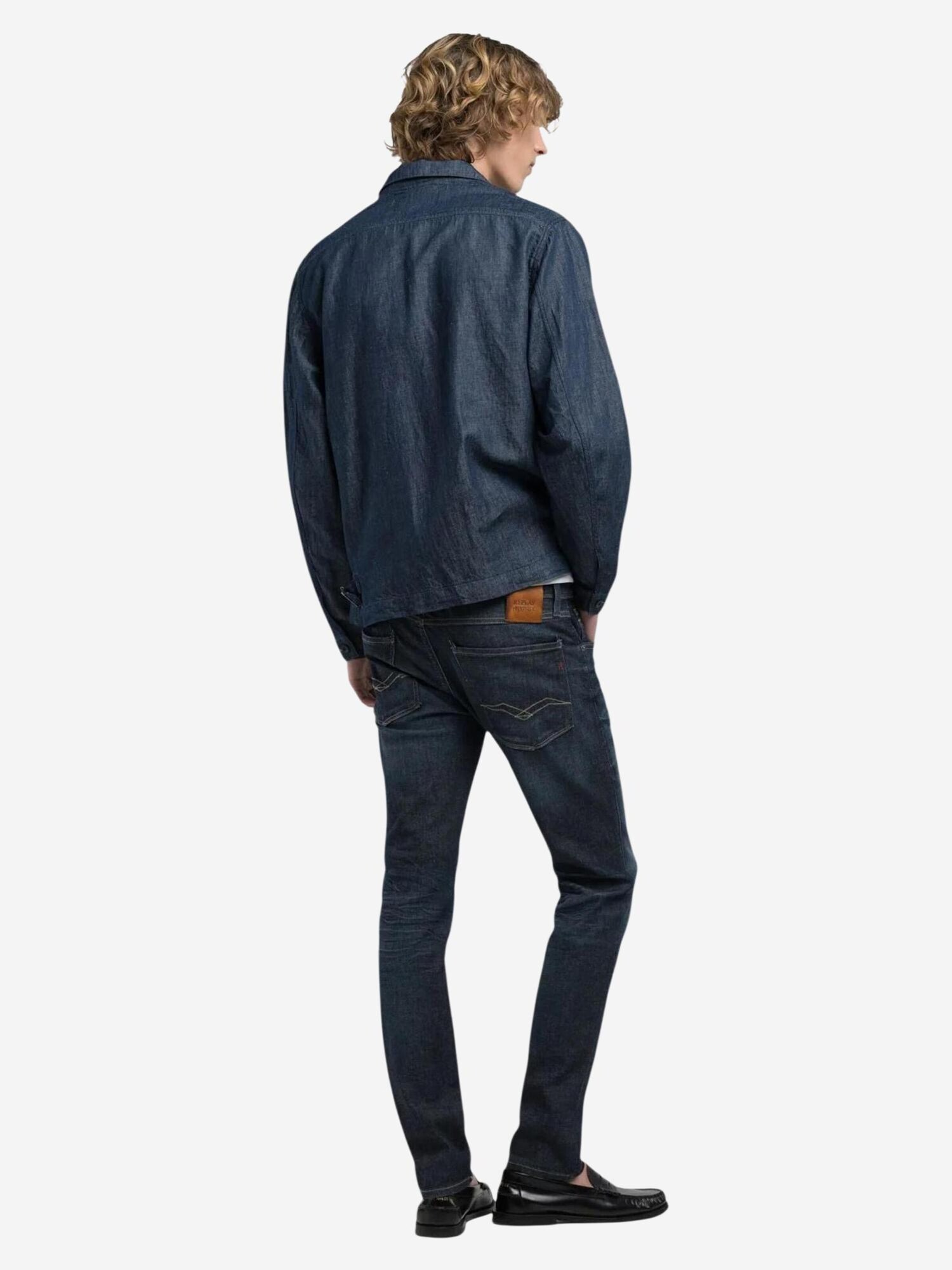 REPLAY Vaquero 'ANBASS M914Y .000.661 730'  azul oscuro – imagen 4
