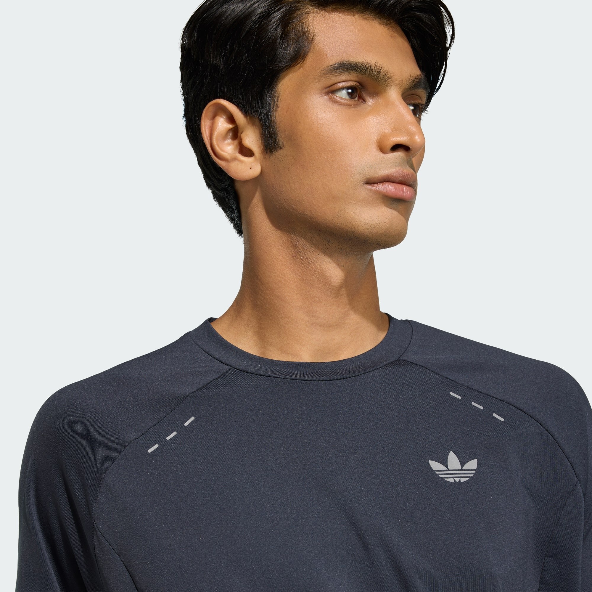 ADIDAS ORIGINALS Camiseta 'Trefoil Essentials'  azul ahumado / azul noche – imagen 4