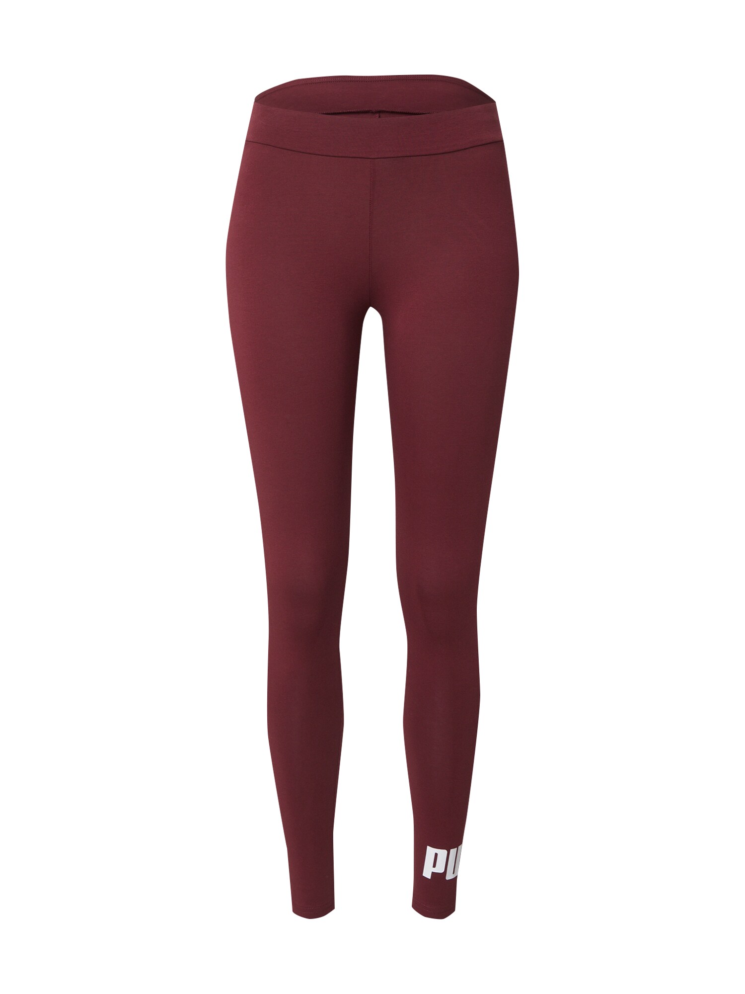 PUMA Pantaloni sport ESS No. 1  roșu vin / alb