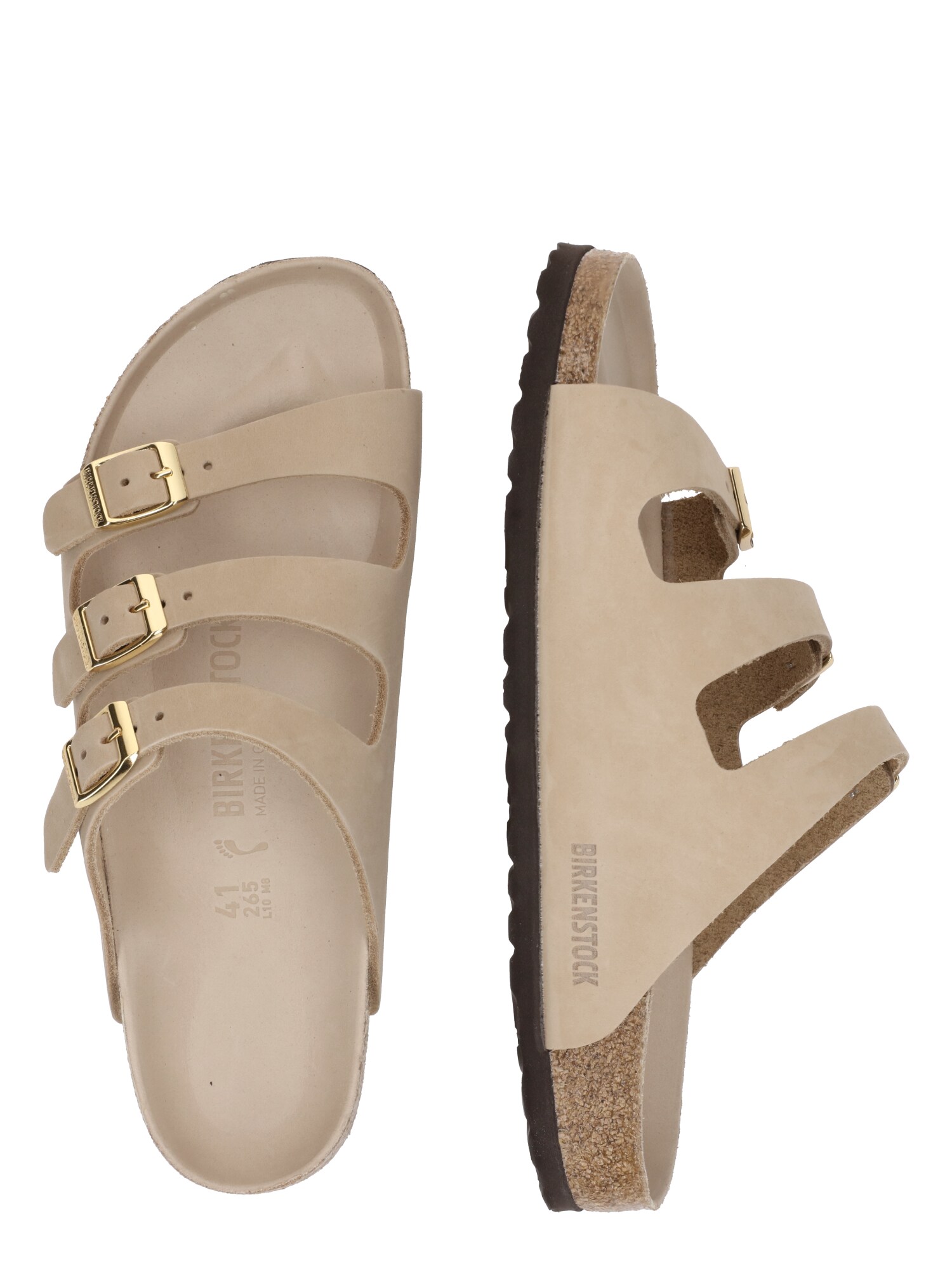 BIRKENSTOCK Papucs 'Florida'  cappuccinobarna termék 2. képe