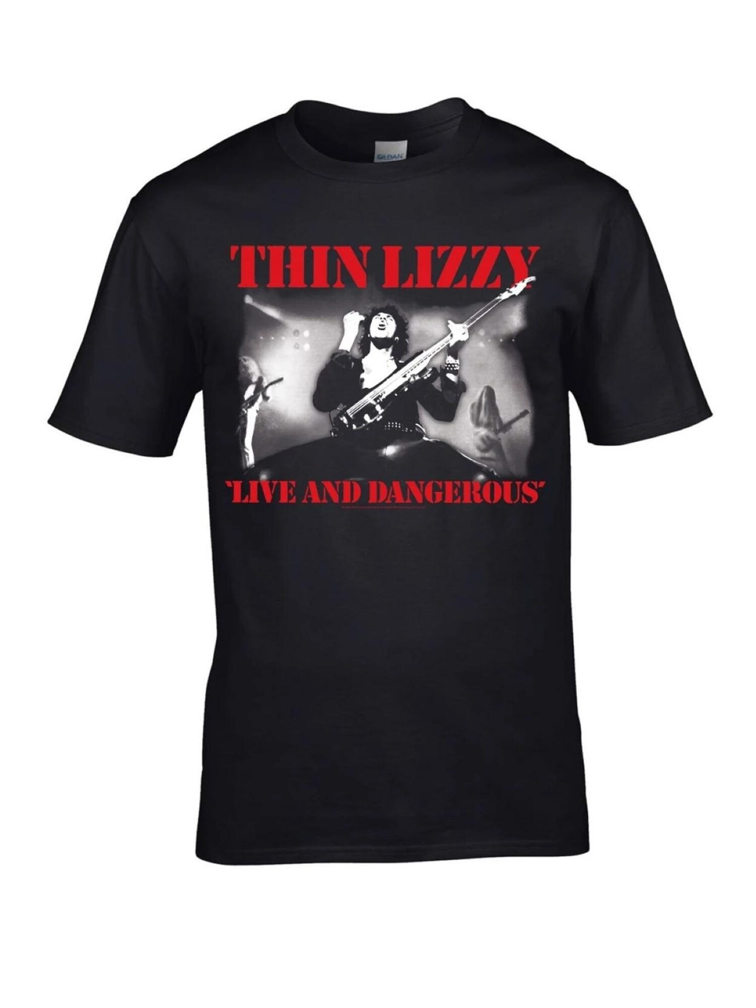 Thin Lizzy Camiseta 'Thin Lizzy Dangerous T-Shirt' negro – imagen 1