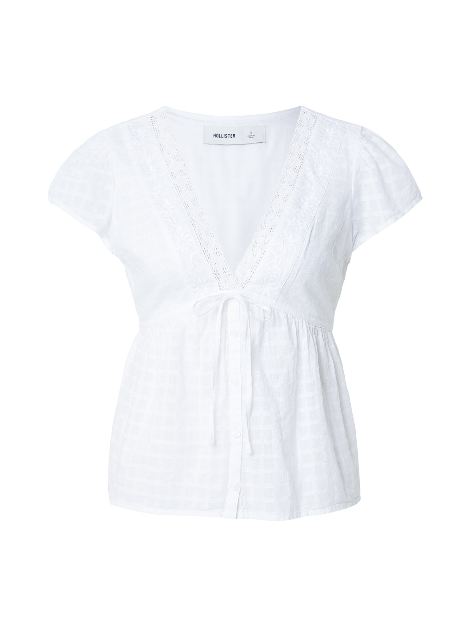 HOLLISTER Bluză  alb
