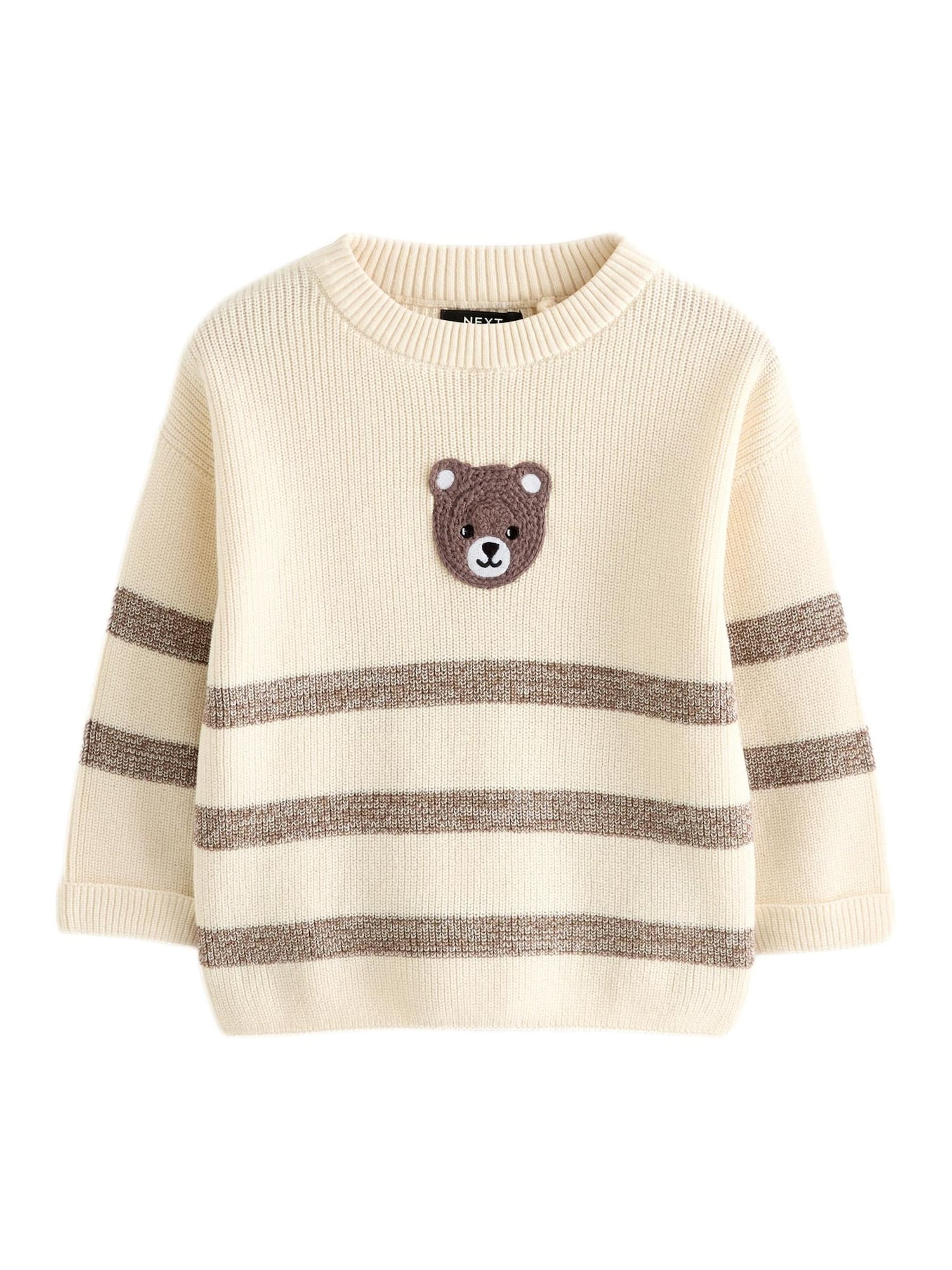 Next Pulover Bär  bej / maro