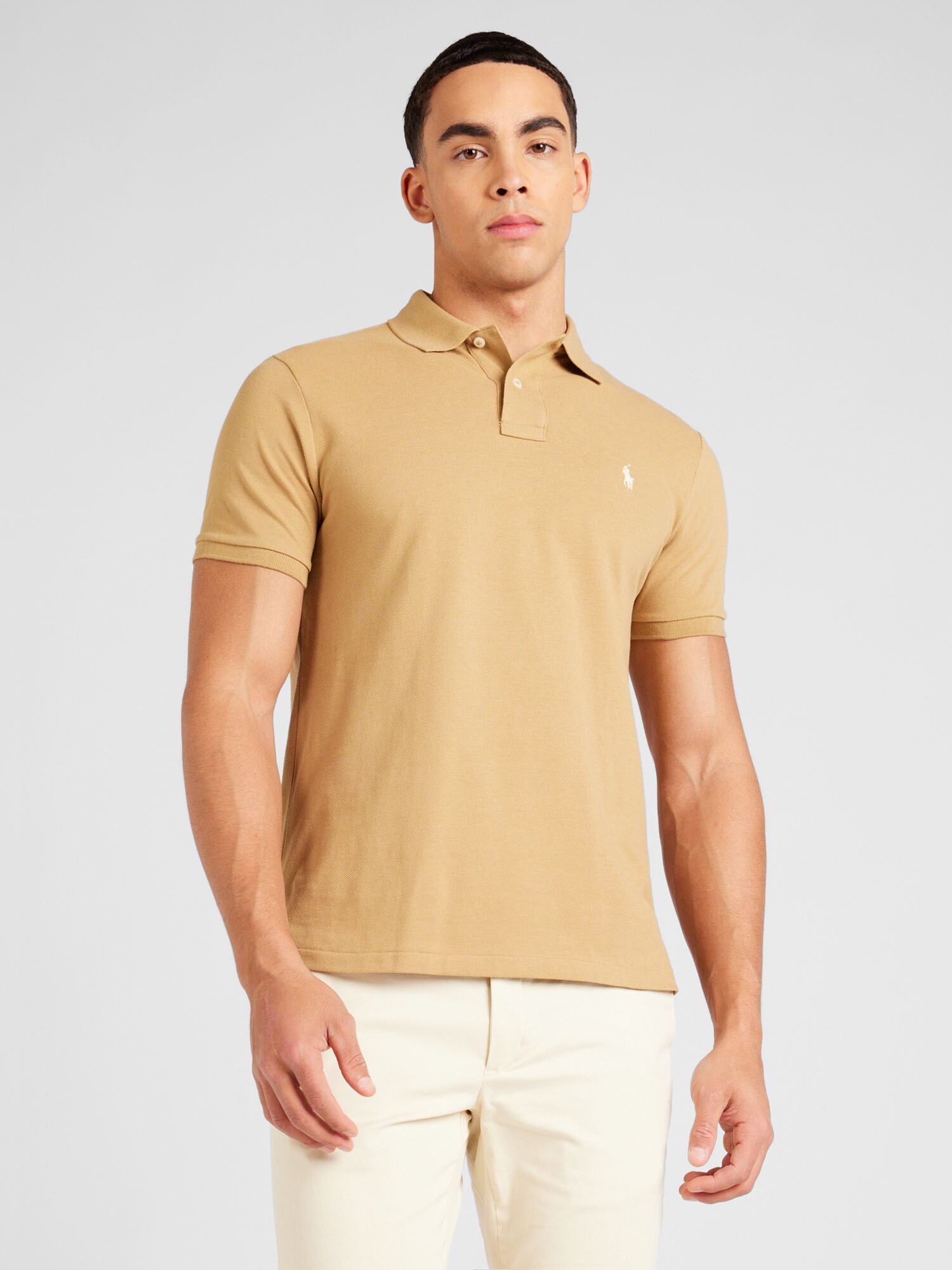 Polo Ralph Lauren Póló  cappuccinobarna / fehér termék 2. képe