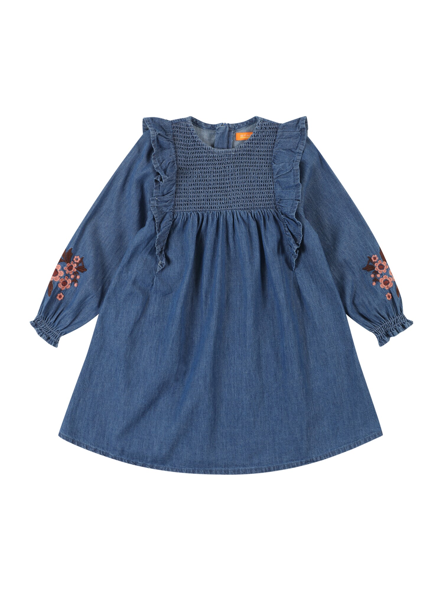 STACCATO Šaty  modrá denim / hnedá / čokoládová
