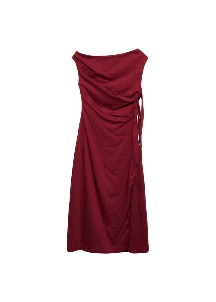 MANGO Kleid 'Noa-h' Damen Größe 36 rot Winterkleid