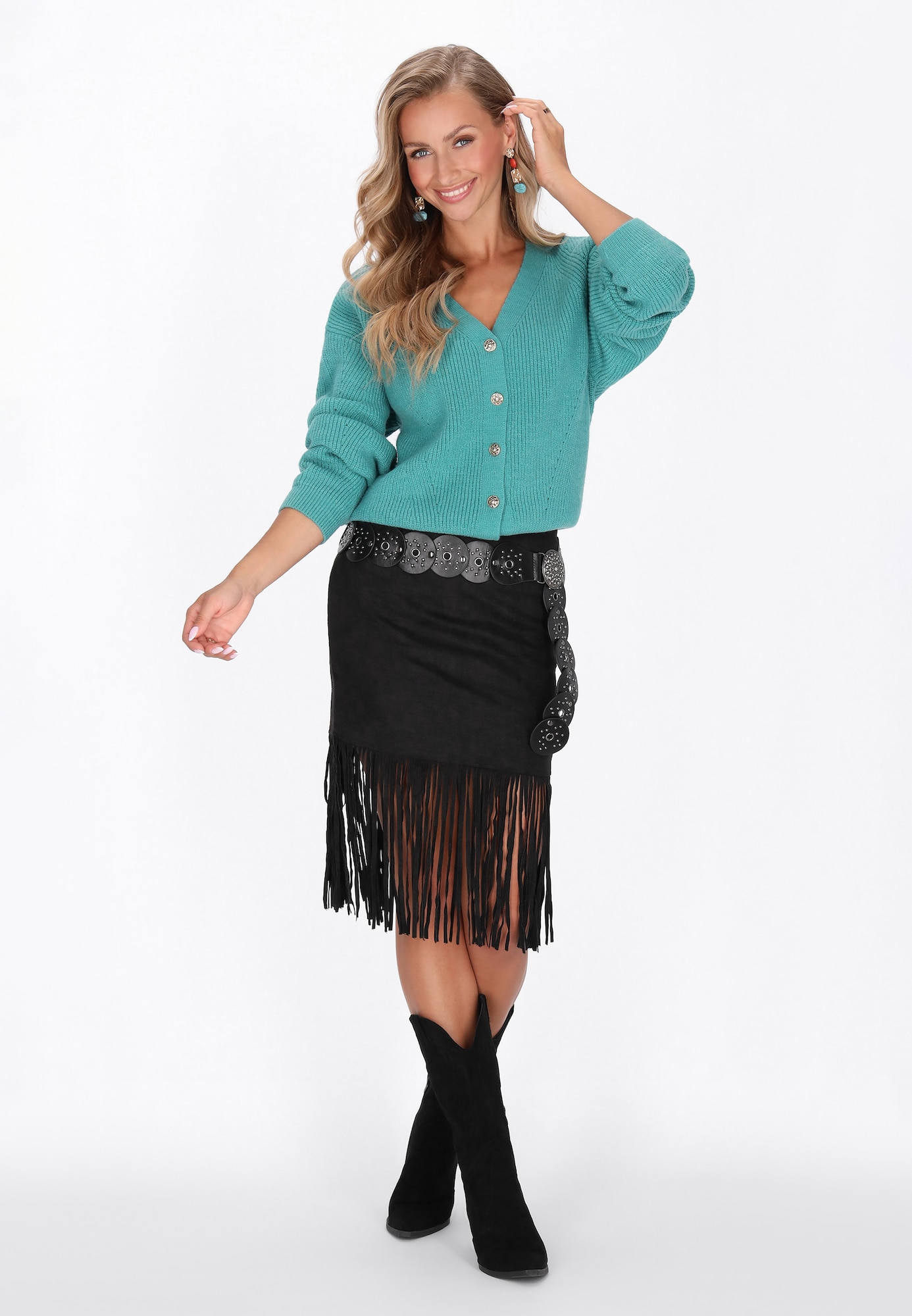 Thumbnail - IZIA Strickjacke Boho