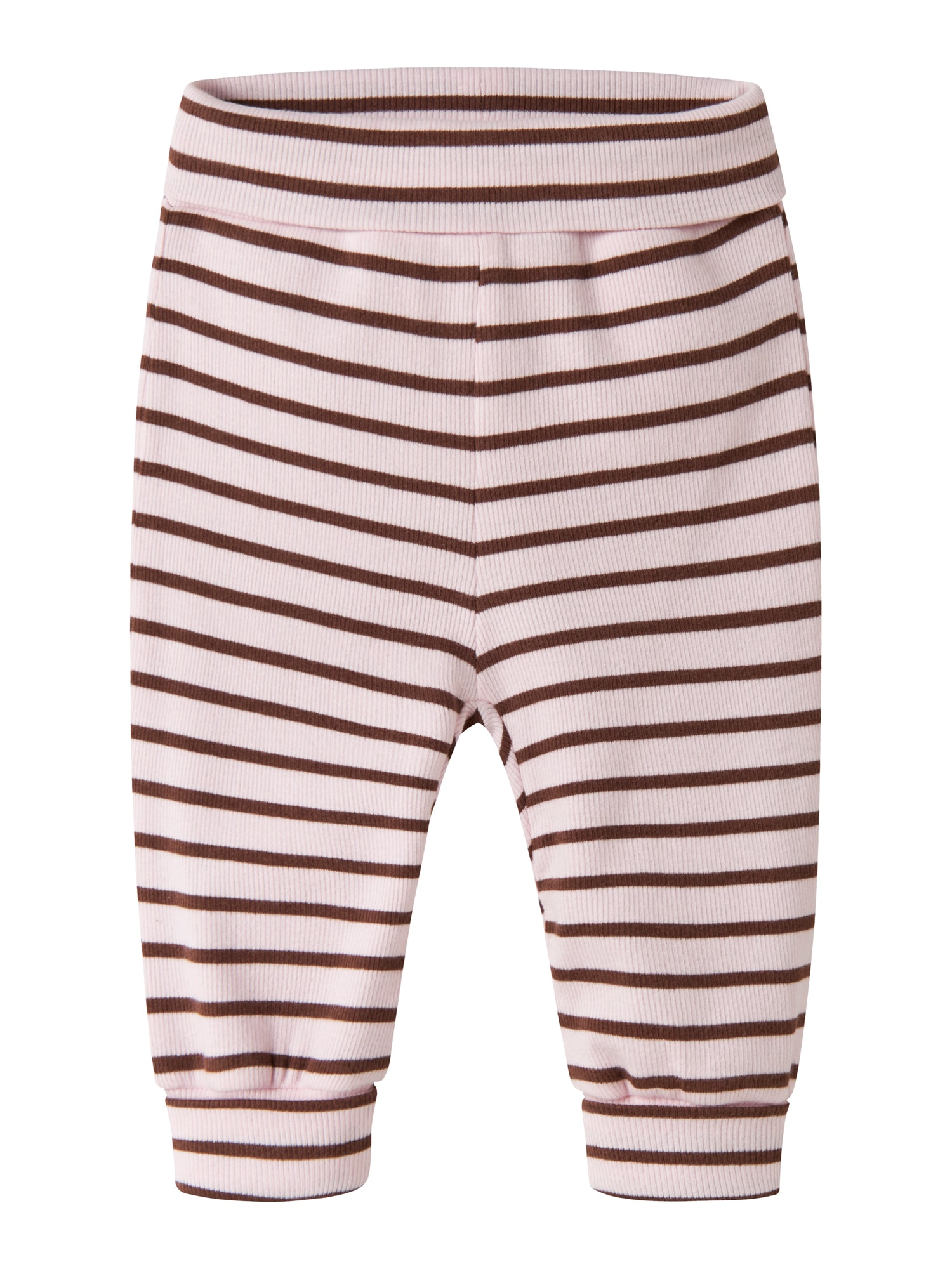 NAME IT Pantaloni NBFLycca ciocolatiu / rosé