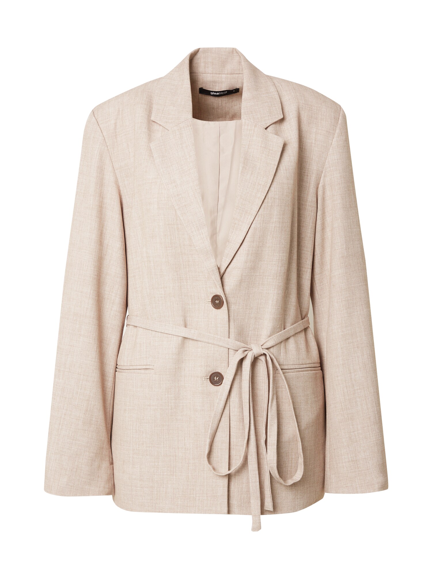 Gina Tricot Blejzer  béžová melírovaná