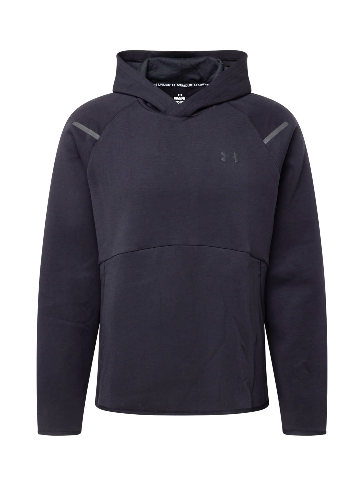 UNDER ARMOUR Sportska sweater majica 'Unstoppable'  tamo siva / crna