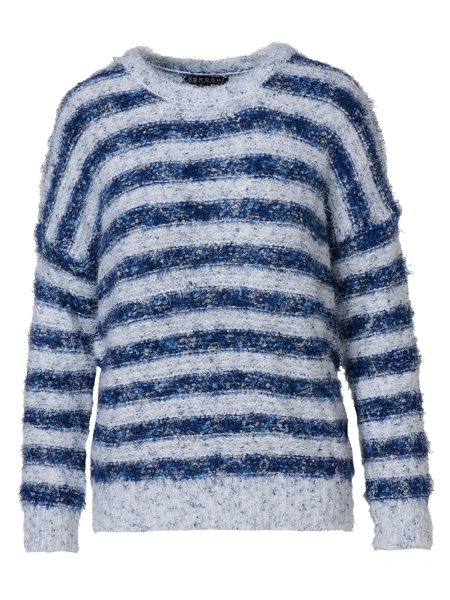 KOROSHI Jersey azul oscuro / blanco moteado