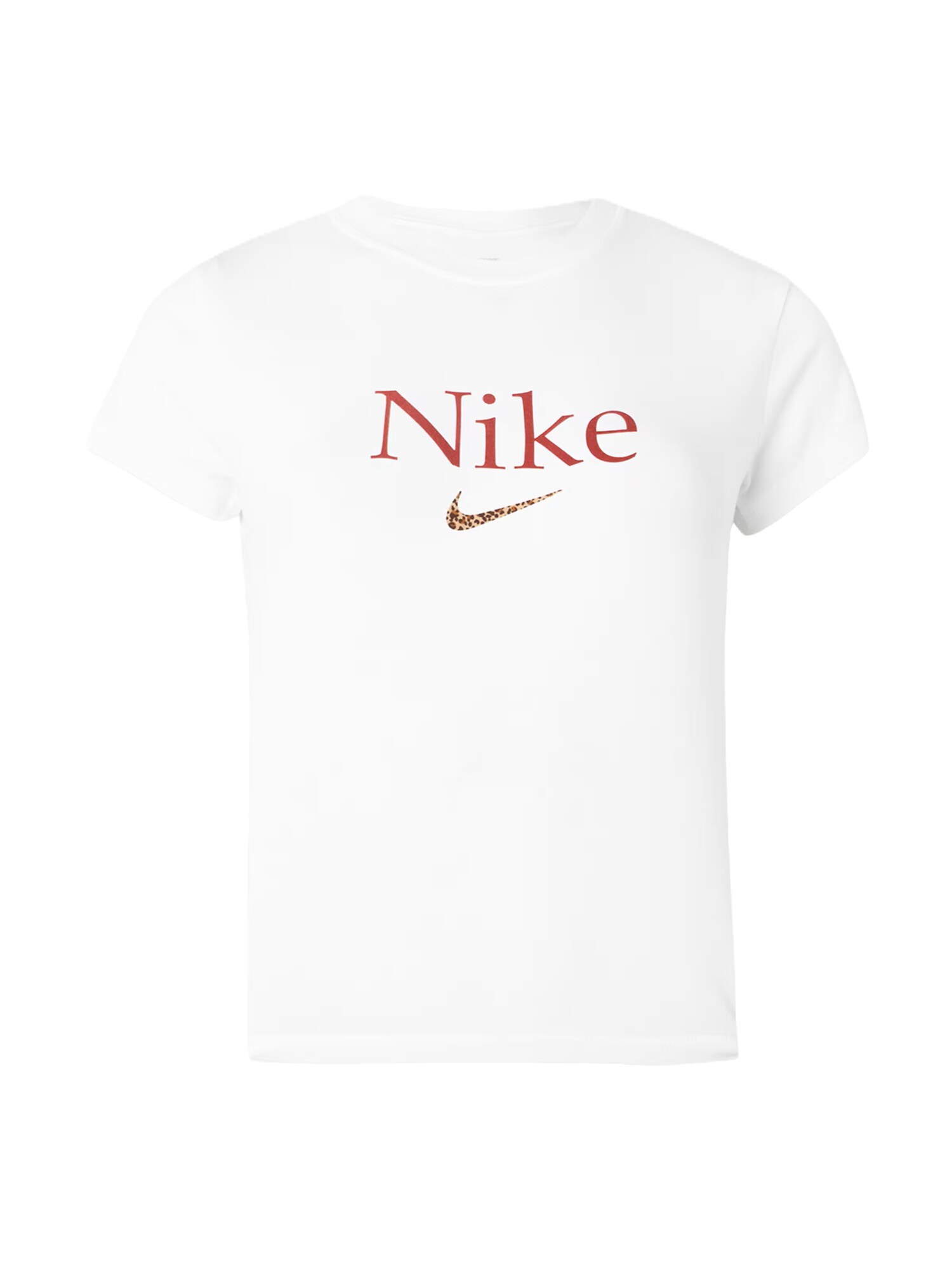 Nike Sportswear Majica  rjava / kapučino / češnjevo rdeča / bela