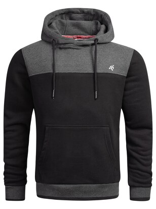 Alessandro Salvarini Sweatshirt Donkergrijs / Zwart