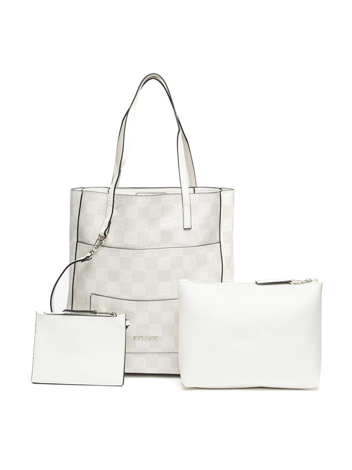 STEVE MADDEN Shopper 'Kimlogo'  bianco