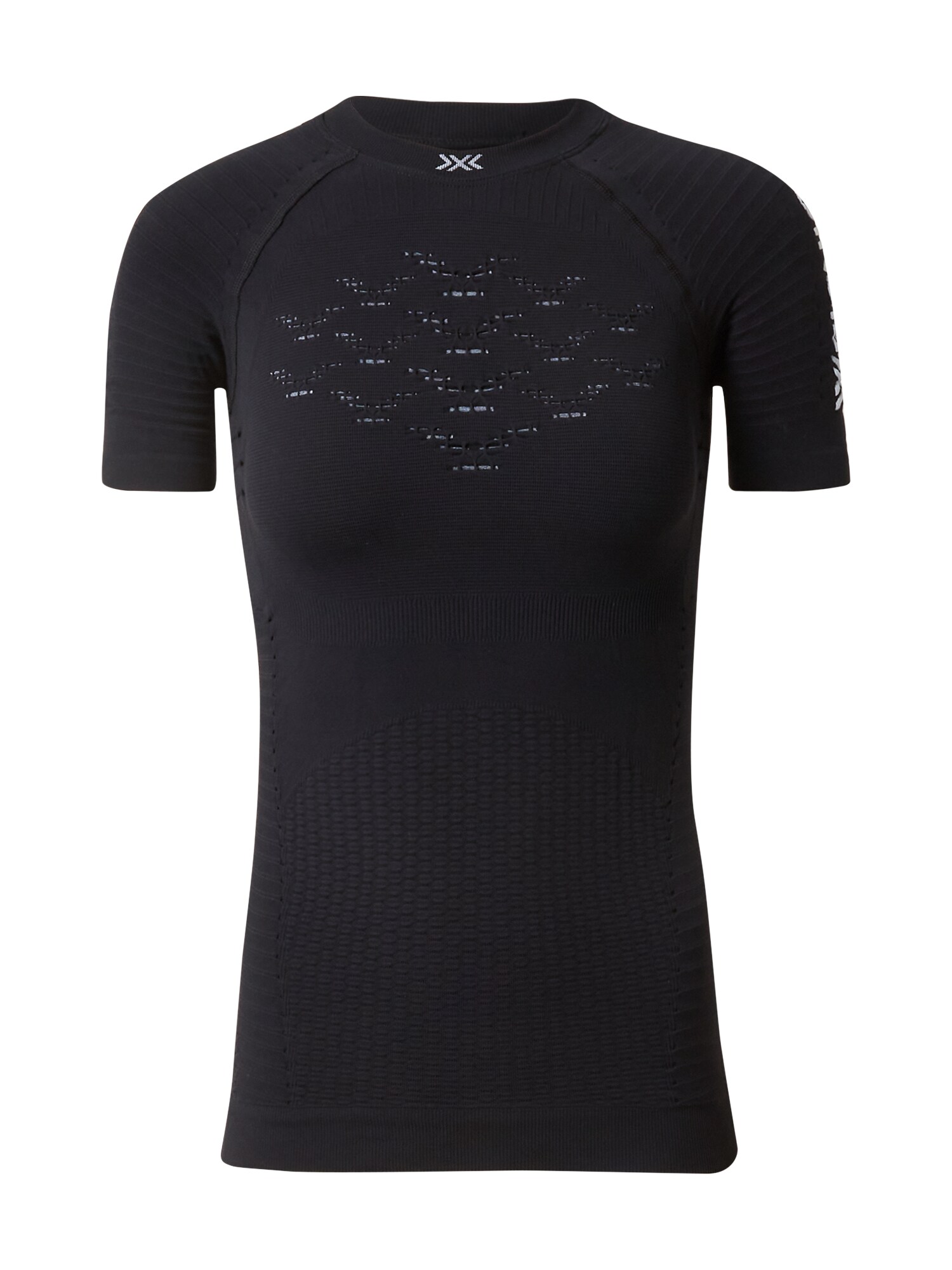 X-BIONIC Sportiniai marškinėliai 'EFFEKTOR 4.0' juoda / balta