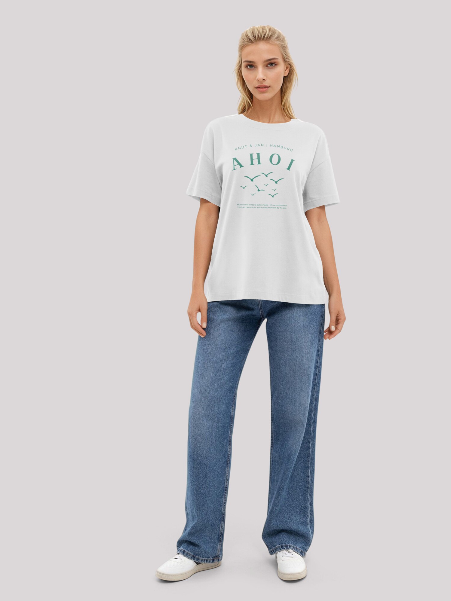 Thumbnail - F4NT4STIC T-Shirt Ahoi Möwe Knut und Jan