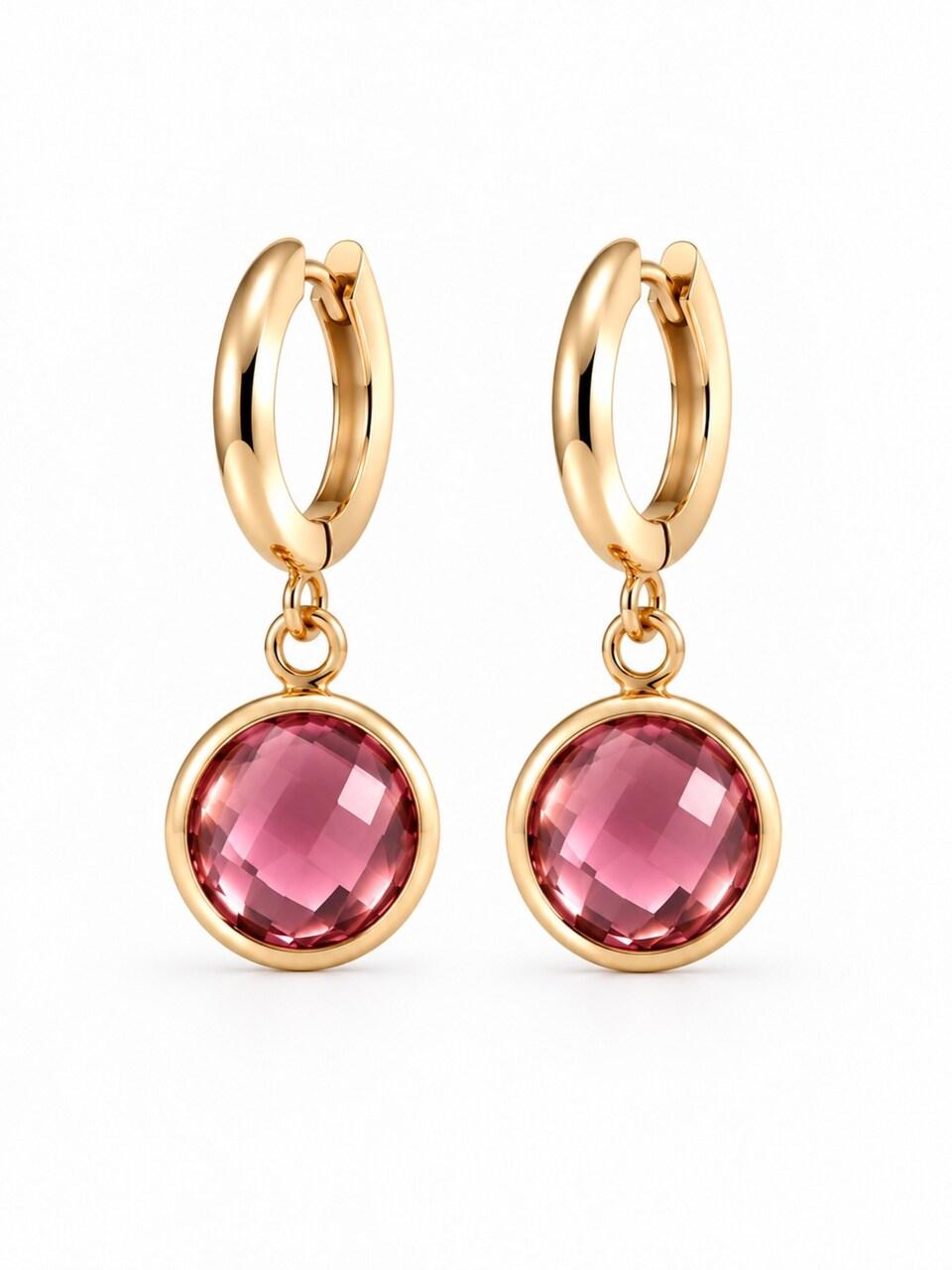 Örhängen 'Pink Halo'