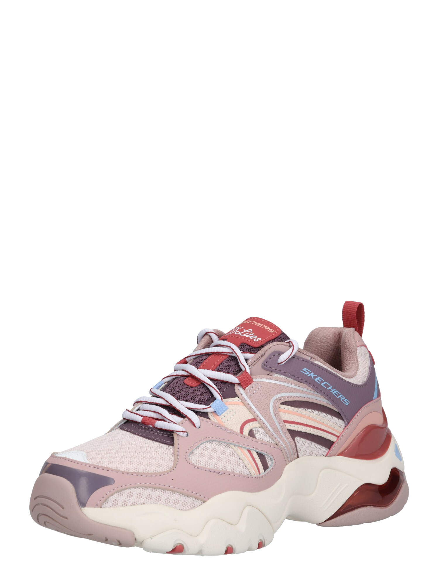 SKECHERS Sportbačiai be auliuko 'D'Lites 3.0 Air'  mišrios spalvos / rožių spalva