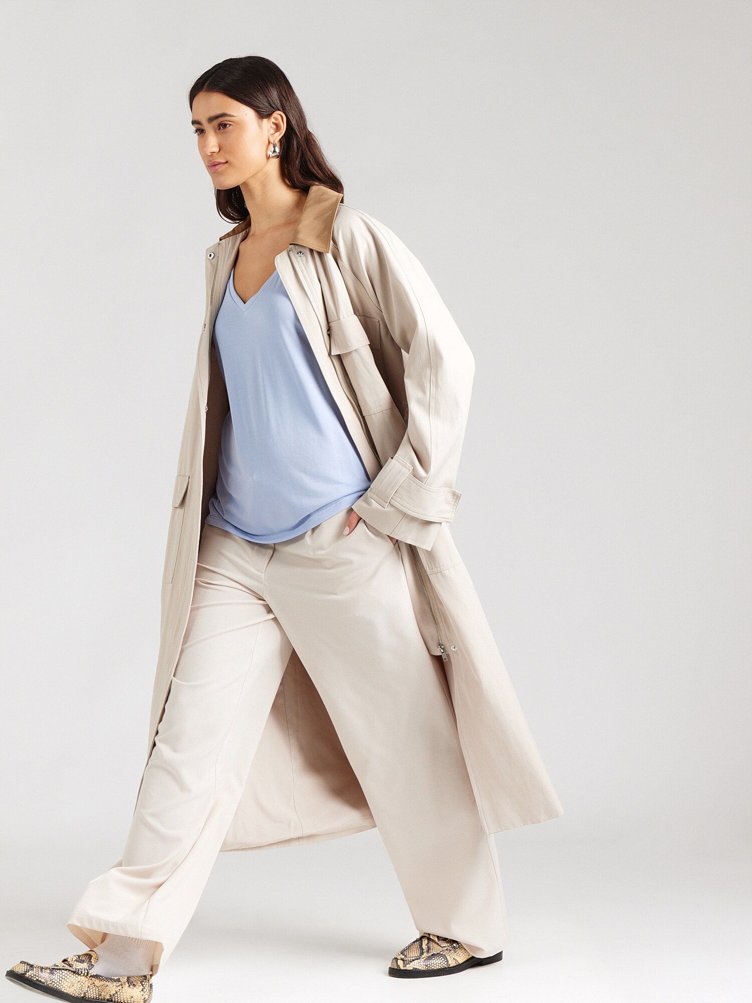 VERO MODA Tričko 'VMFilli'  nebesky modrá (obrázok 4)