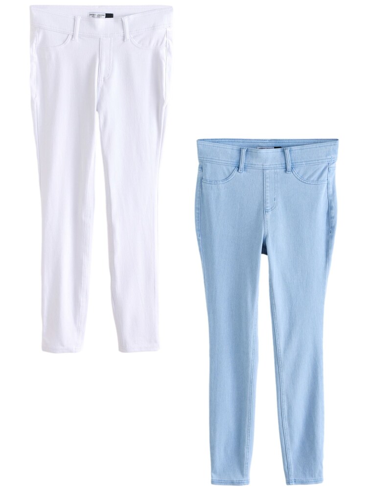 Next Jeggings Női kék, fehér , Méret 18