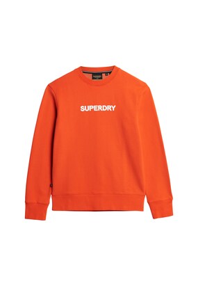 Superdry Sweatshirt Oranjerood / Wit