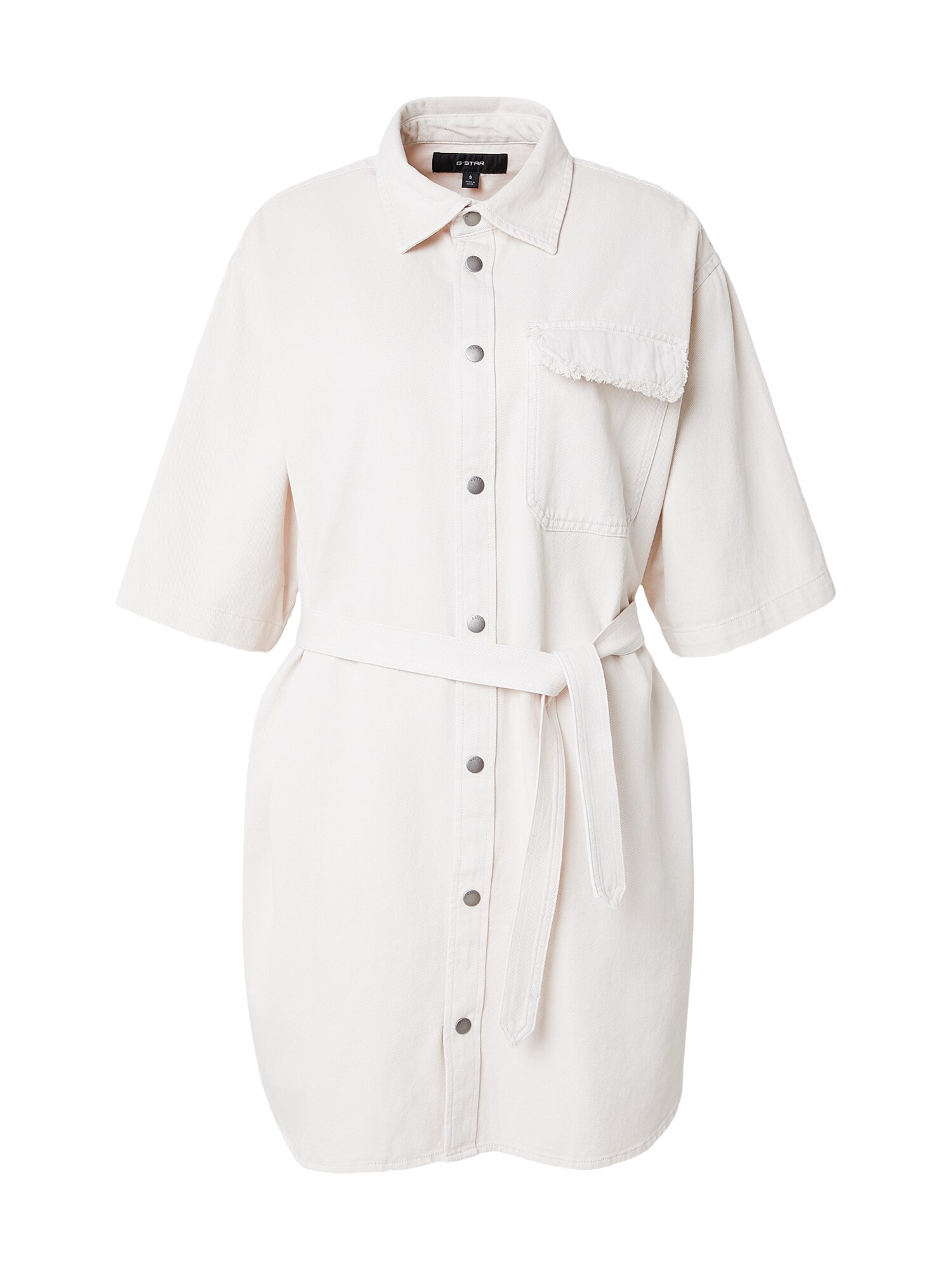 G-STAR Rochie tip bluză  alb kitt