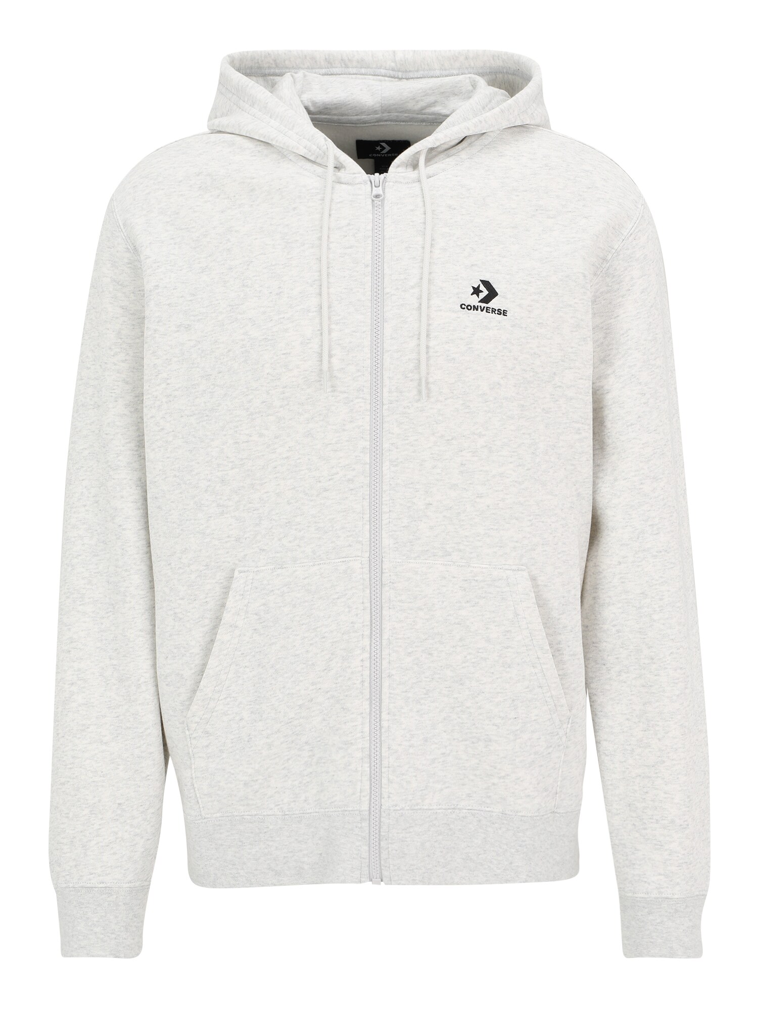 CONVERSE Hanorac  gri amestecat / negru