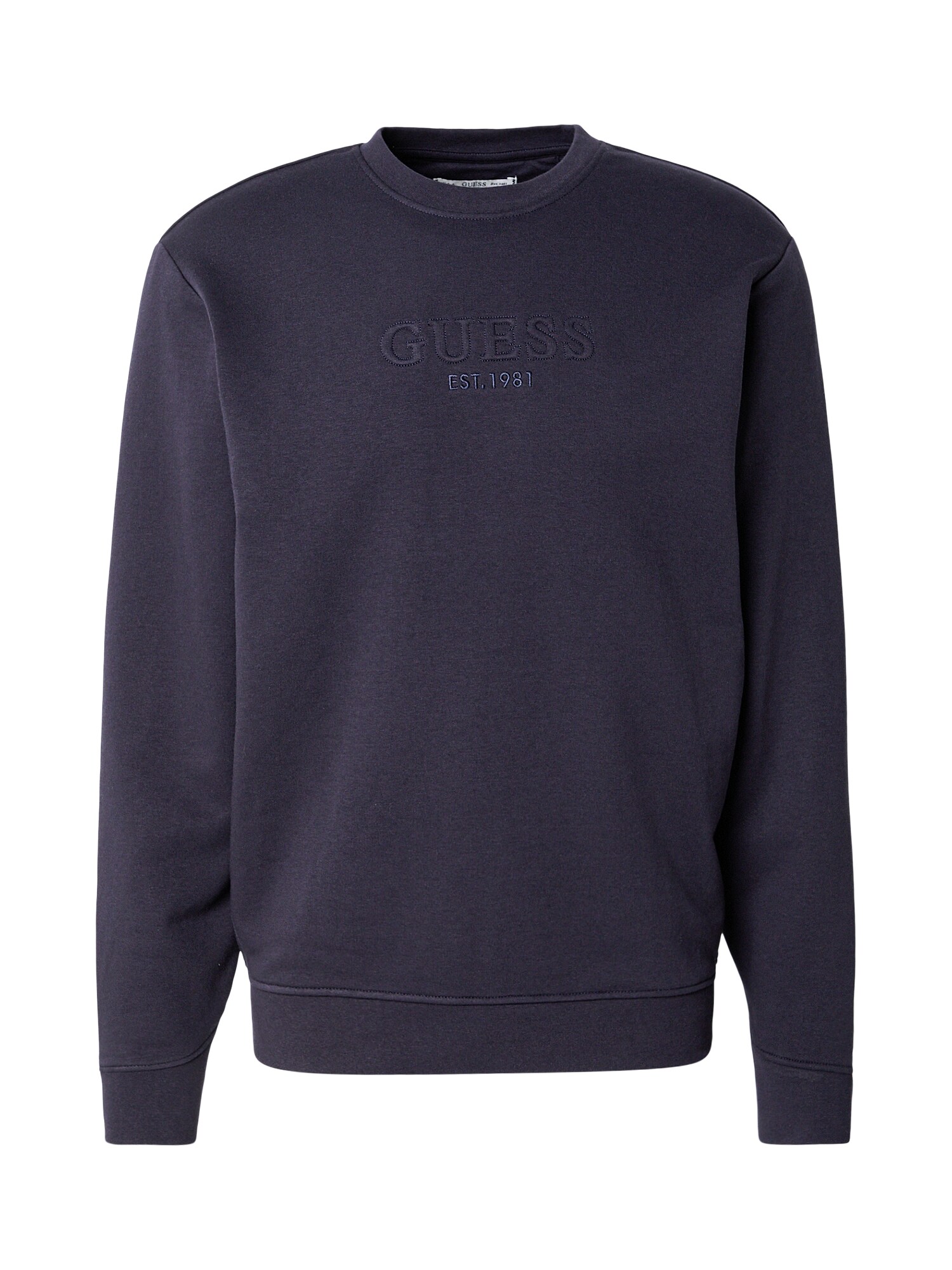 GUESS Bluză de molton  albastru marin