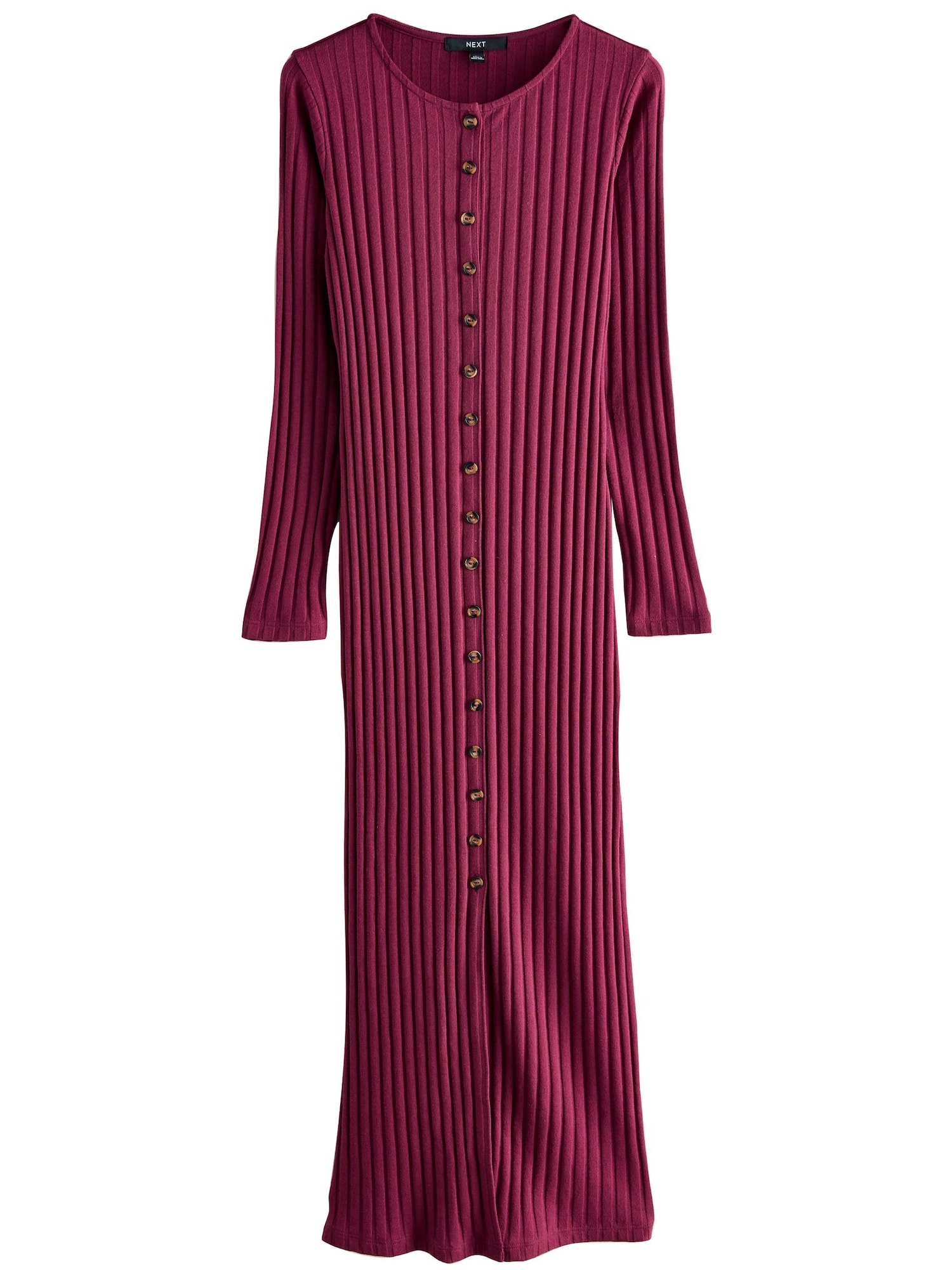 Next Rochie tricotat  roșu burgundy