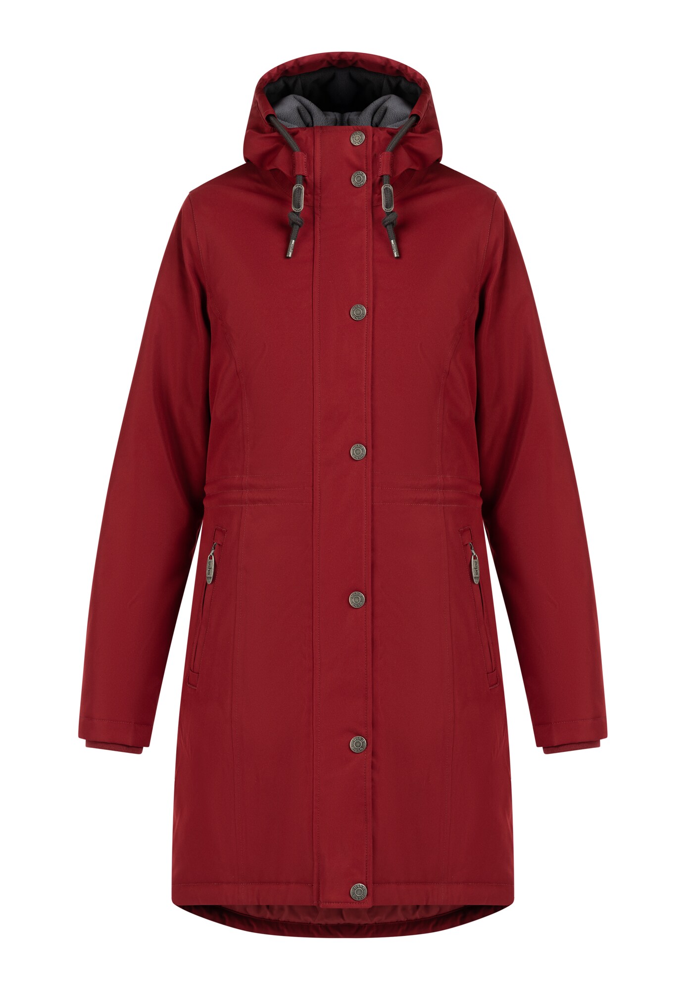 usha BLUE LABEL Sobretudo de inverno 'Fenia'  cinzento / bordeaux