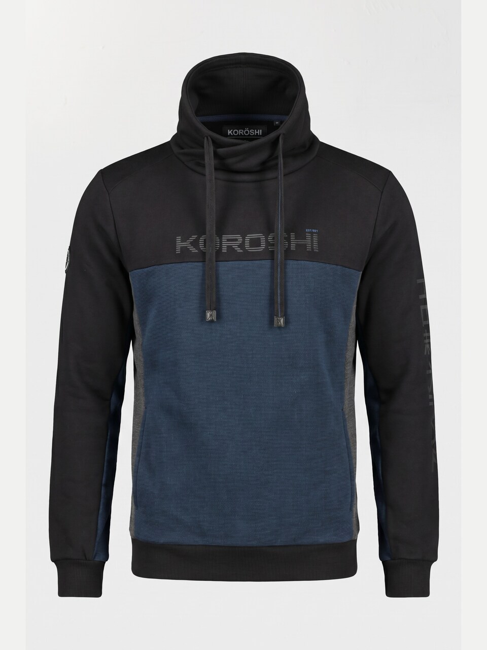 Sweatshirt blå / grå / gråmelerad