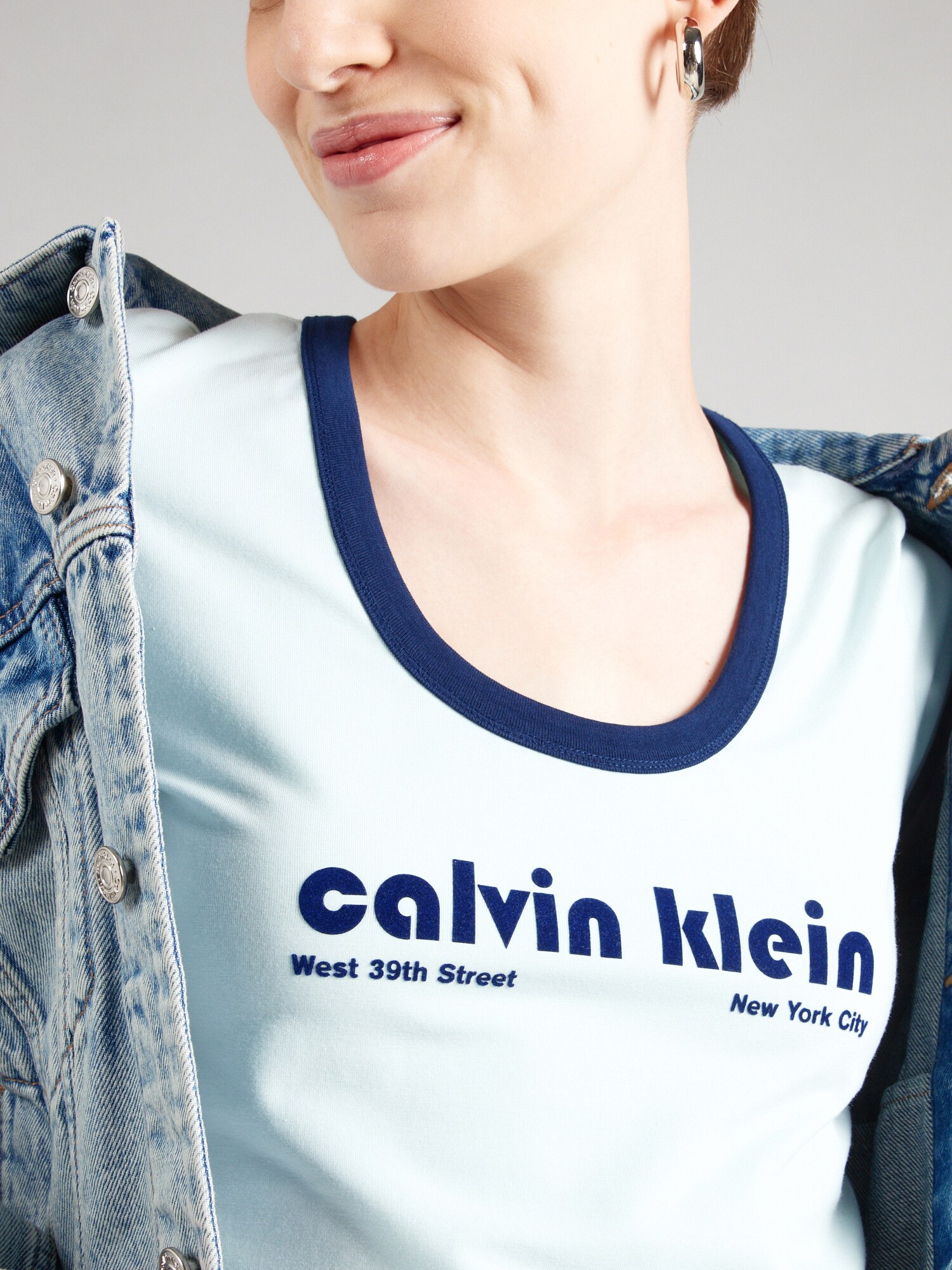 Calvin Klein Jeans Šaty tyrkysová / tmavomodrá (obrázok 5)