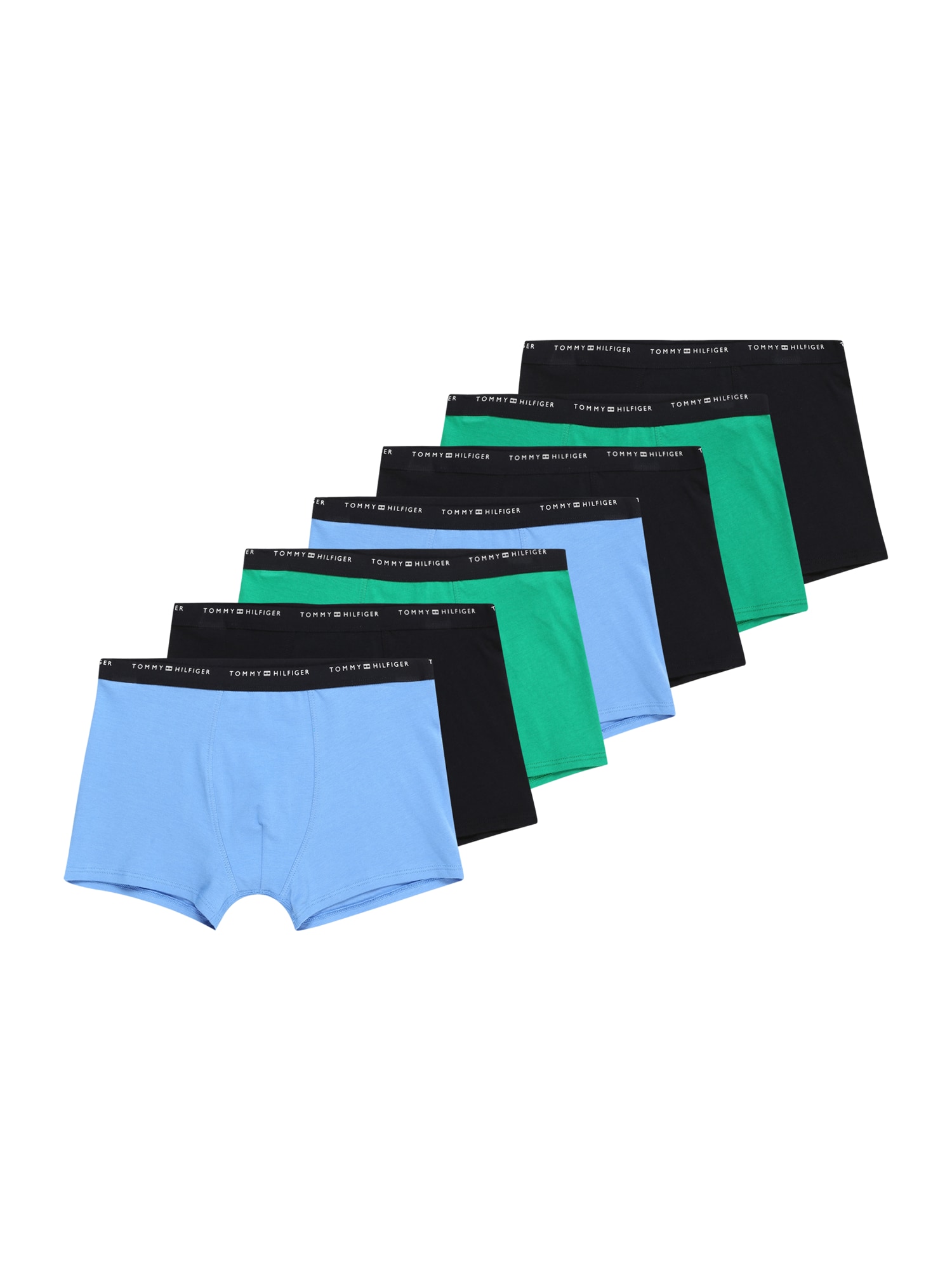 Tommy Hilfiger Underwear Gaće  plava / noćno plava / zelena / bijela