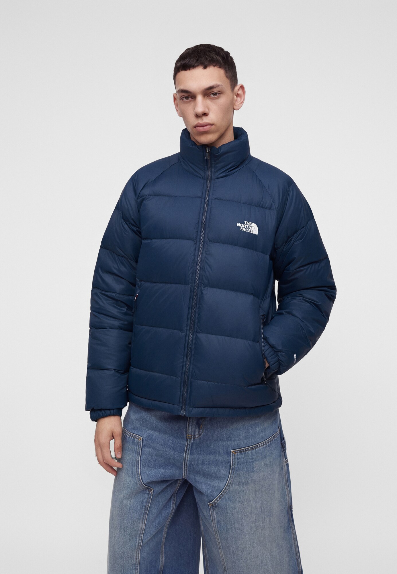 THE NORTH FACE Chaqueta de invierno 'HYDRENALITE'  azul oscuro / blanco – imagen 3