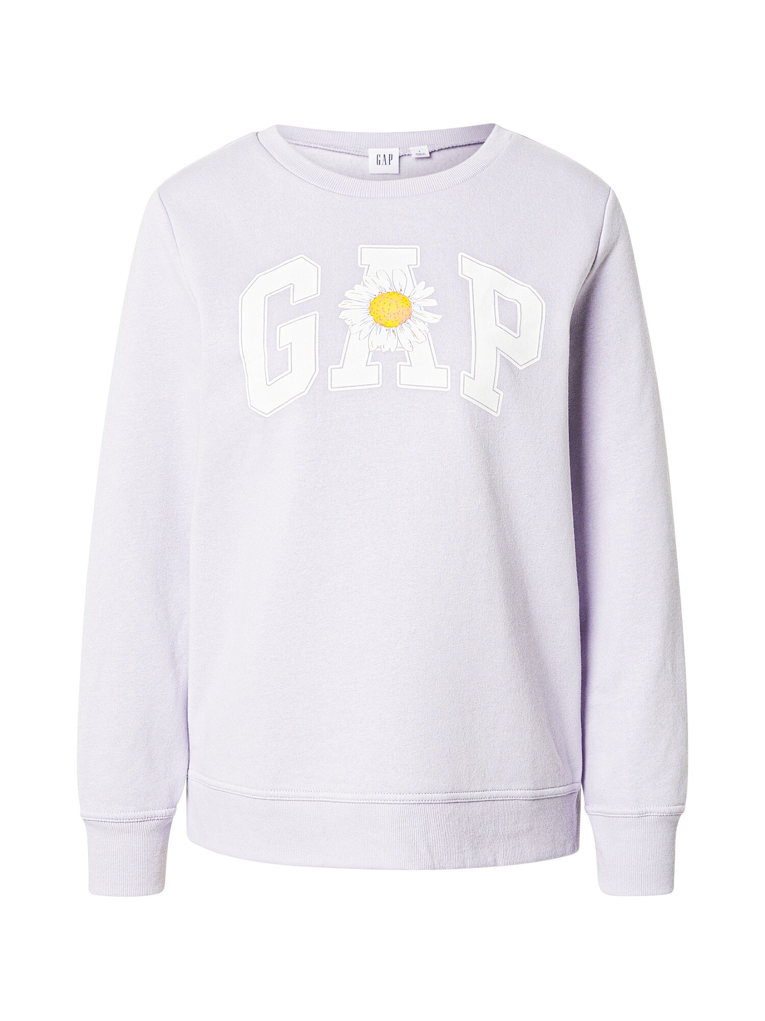 GAP Bluză de molton  galben / mov deschis / alb