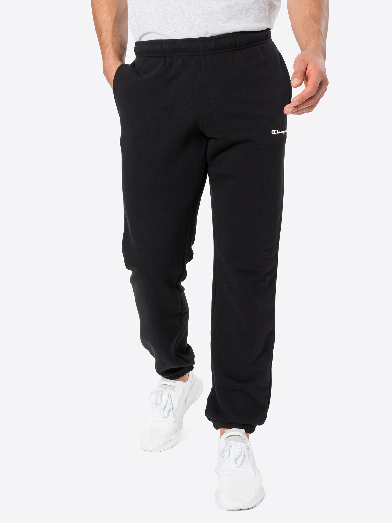 Champion Authentic Athletic Apparel Kelnės 'Elastic Cuff Pants'  juoda
