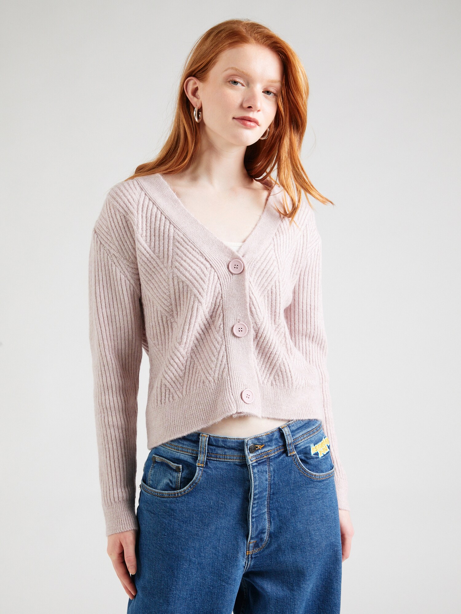 ABOUT YOU Kardigán 'Elisabeth Cardigan'  mályva termék 2. képe