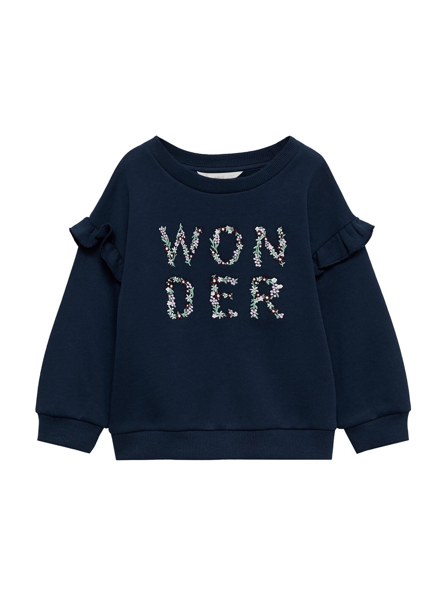MANGO KIDS Tréning póló 'WONDER'  tengerészkék / rozsdabarna / menta / rózsaszín akciós termékkép 1
