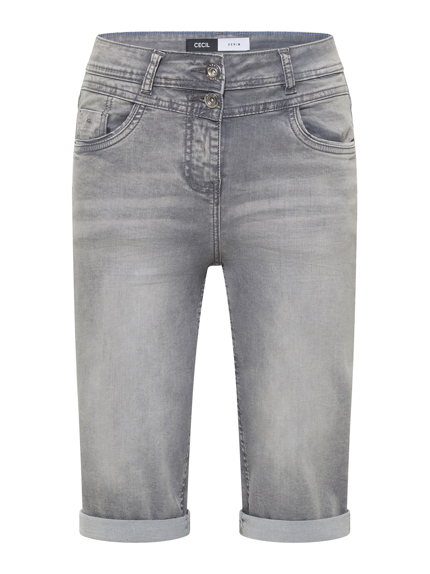 CECIL Džínsy 'Toronto'  sivý denim