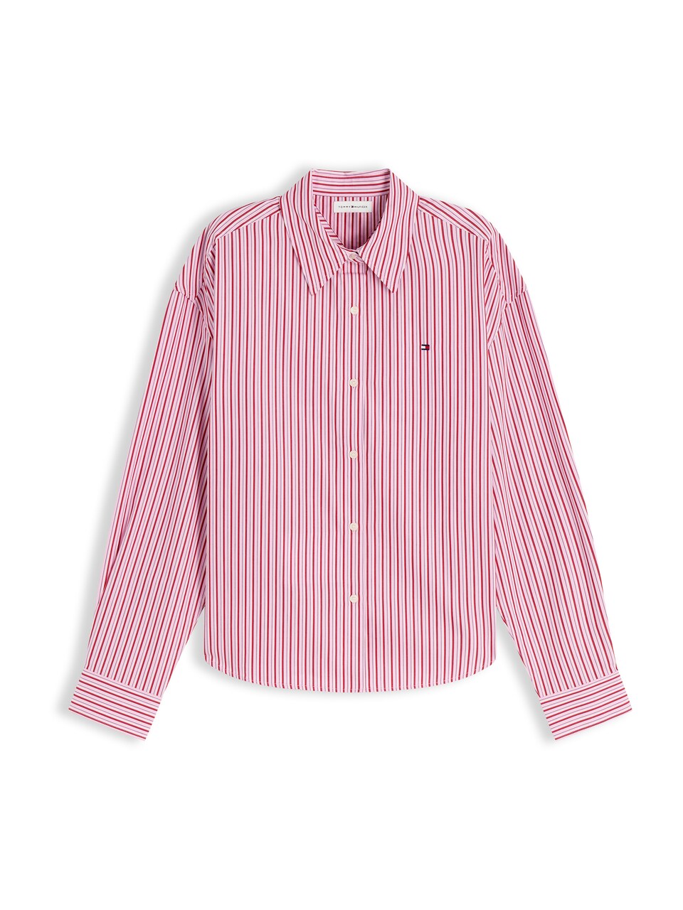 Blus 'Boxy Fit' marinblå / rosa / magenta