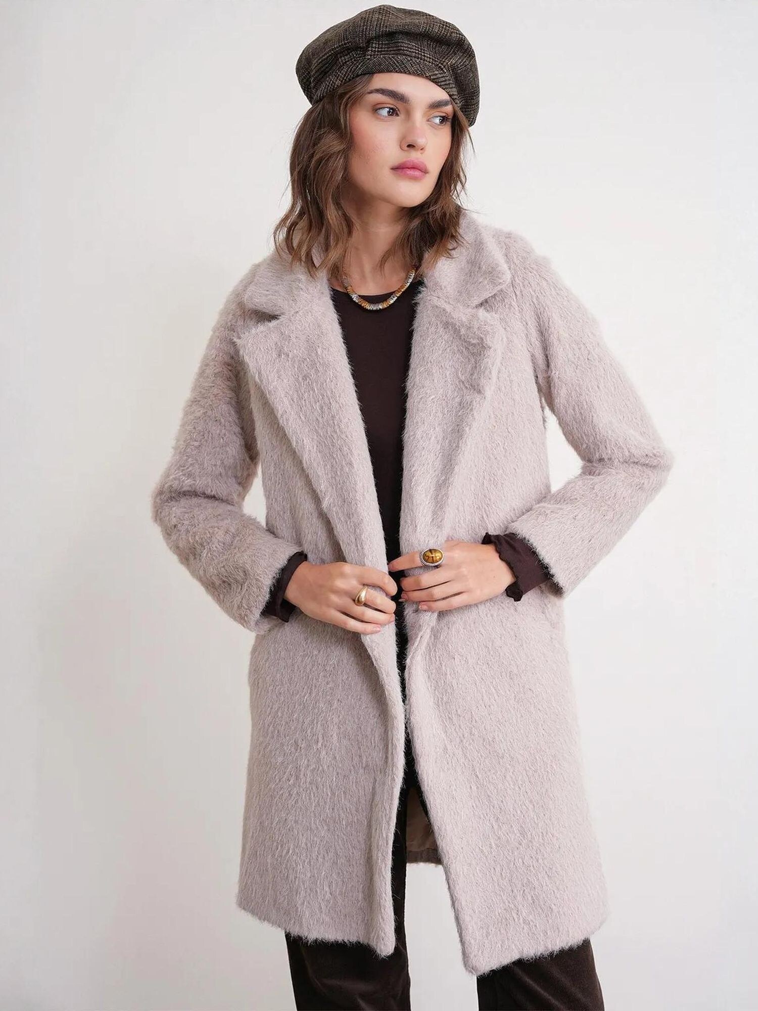 MixRay Cappotto di mezza stagione  beige