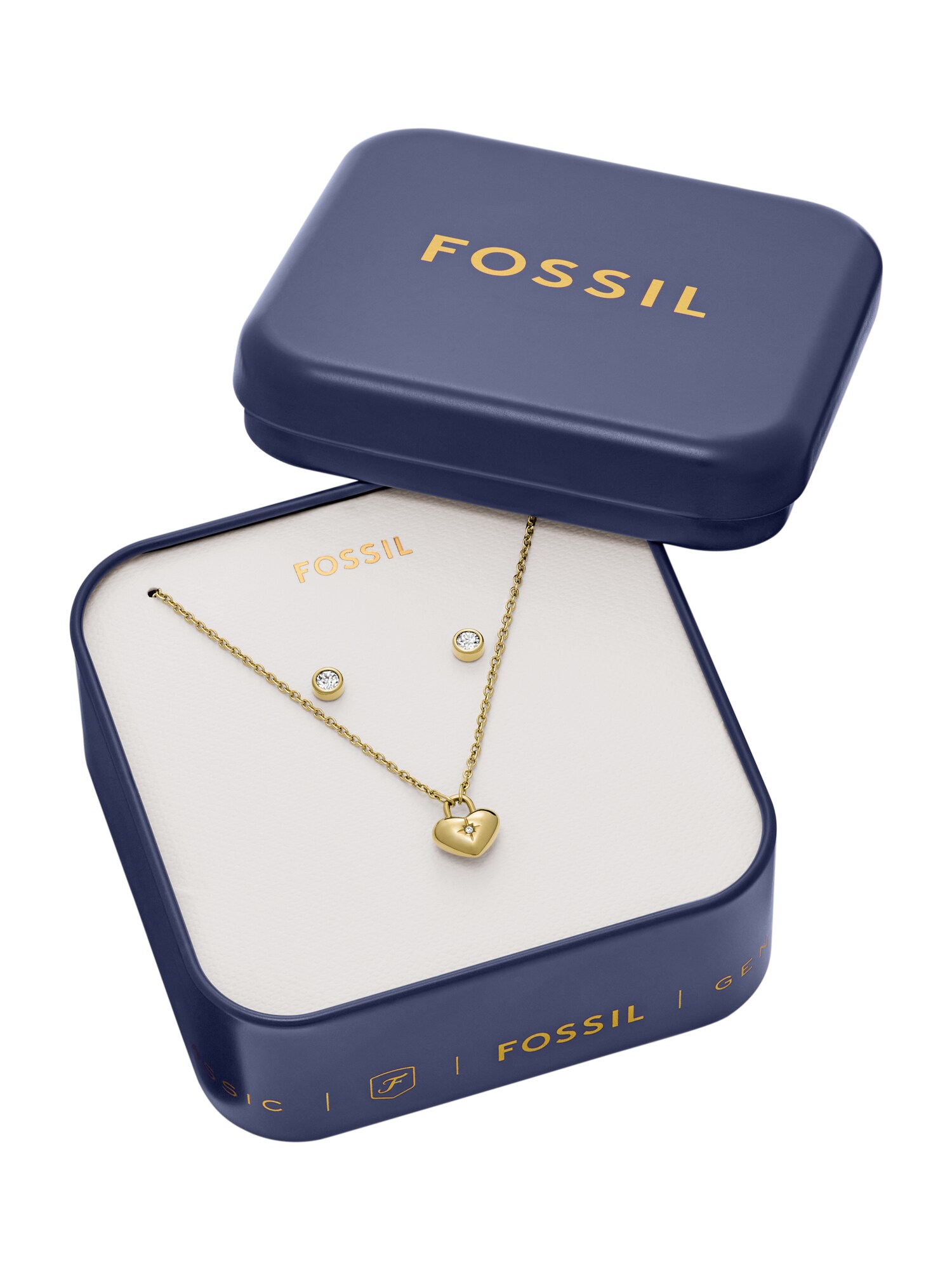 FOSSIL Ékszer szett  arany / átlátszó termék 2. képe