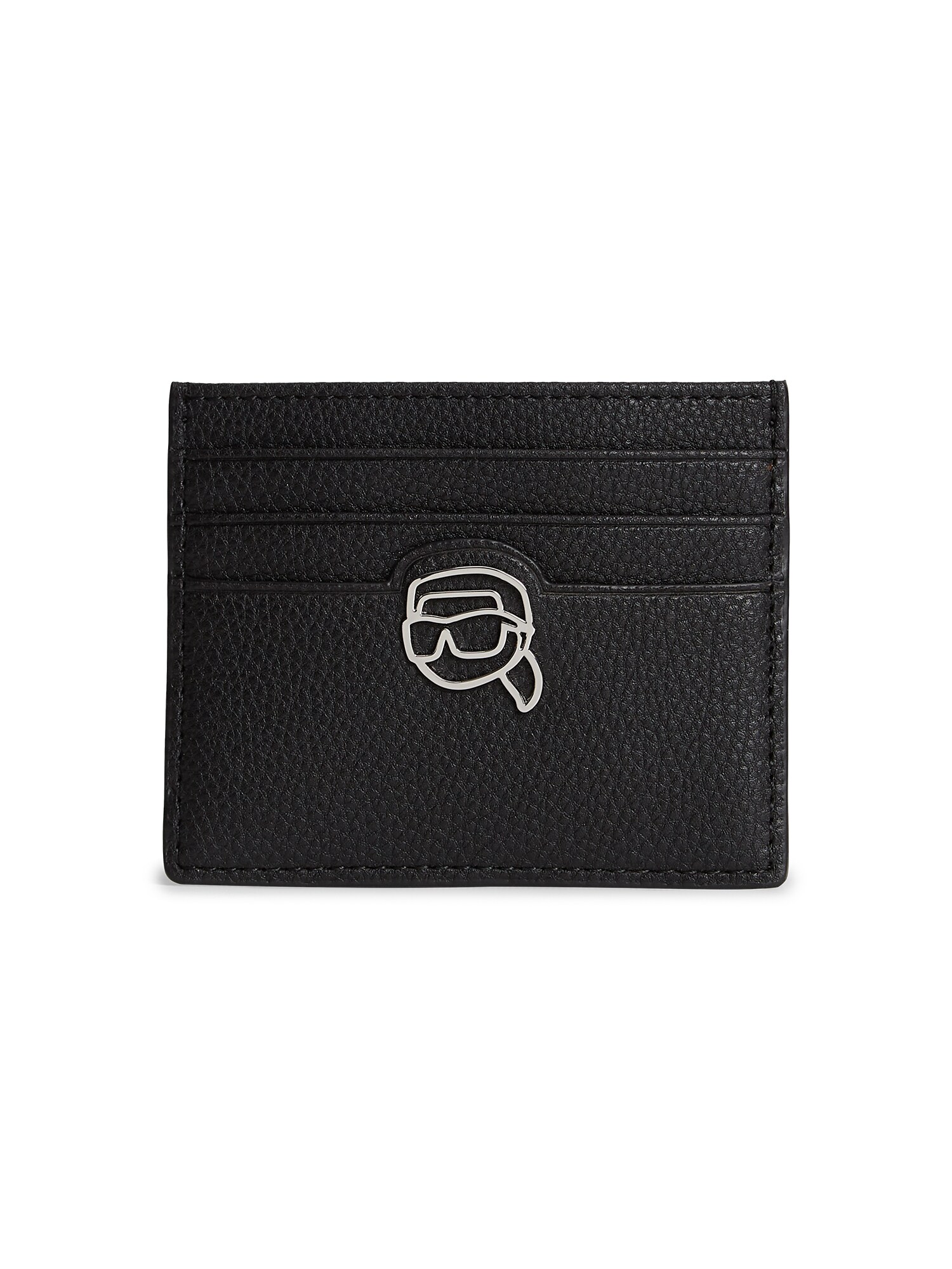 Karl Lagerfeld Etui ' Ikon Pebble Kartenetui '  negru