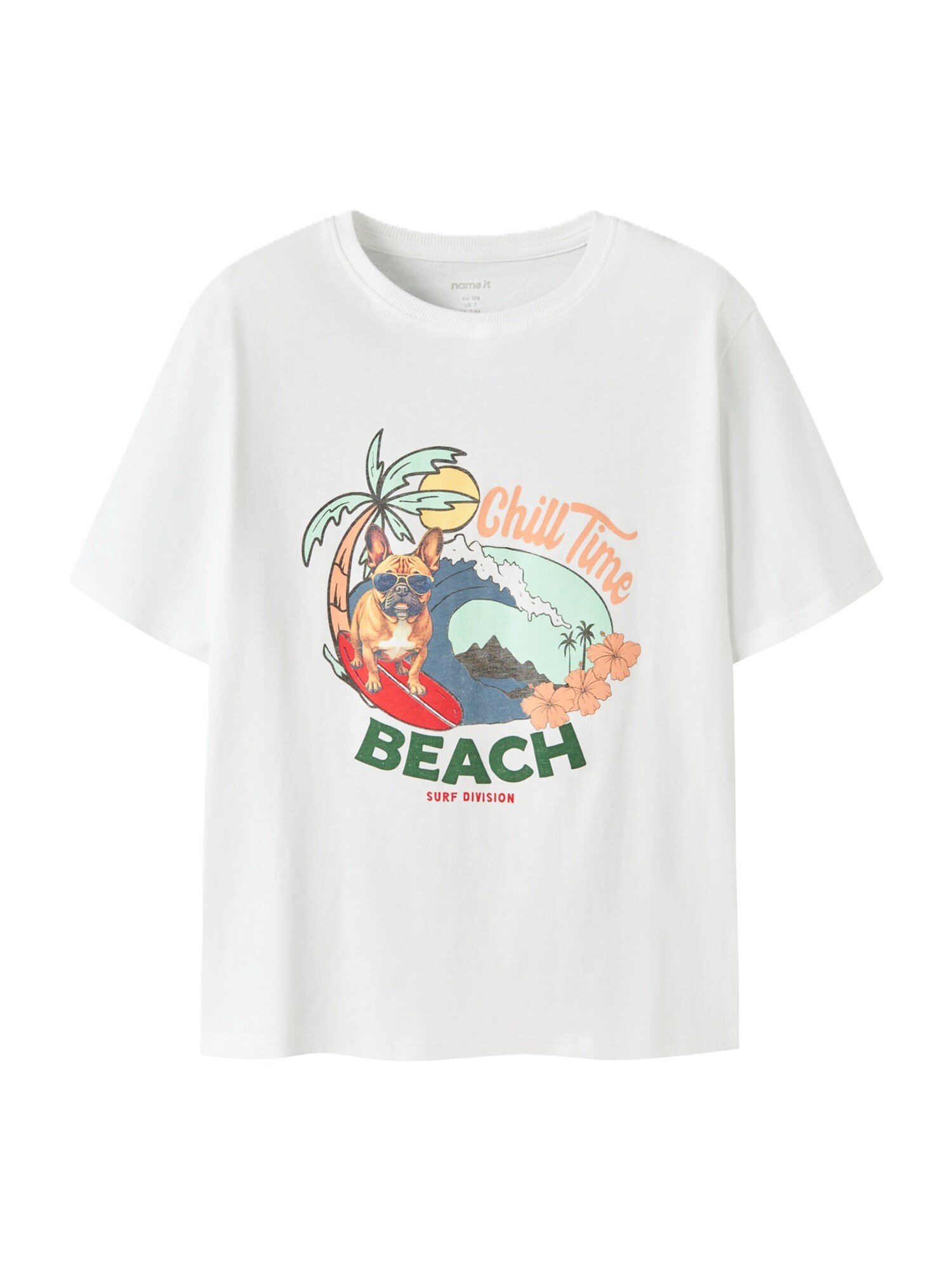 NAME IT Tricou NKMJowi bleumarin / maro / verde închis / alb