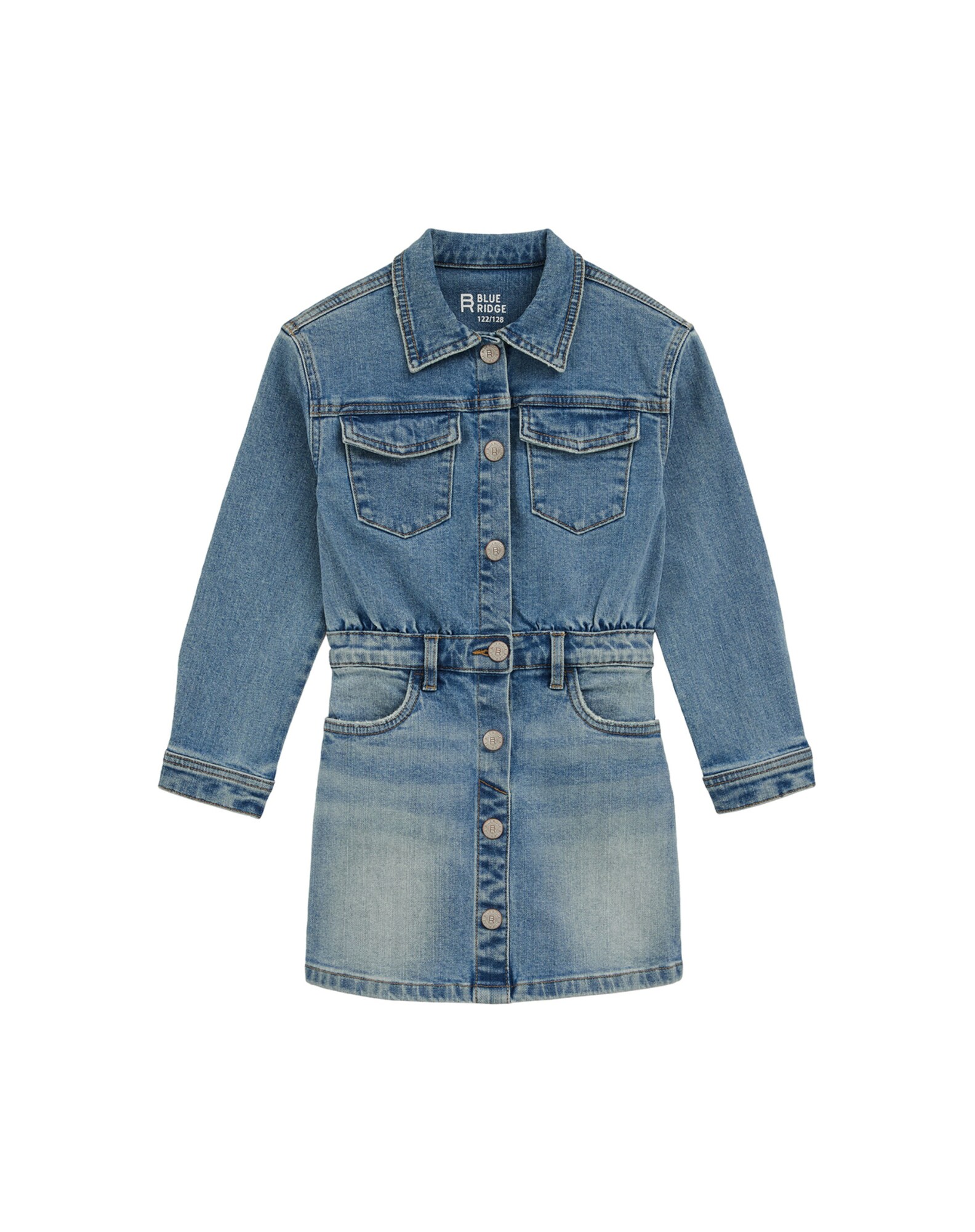 WE Fashion Šaty  modrá denim