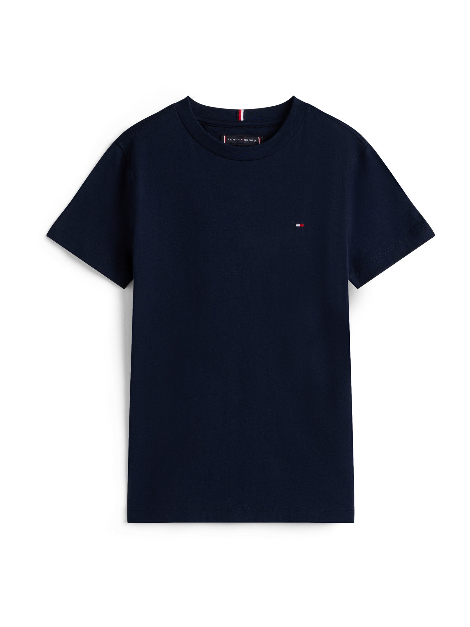 TOMMY HILFIGER Majica 'Essential Flag Embroidery'  mornarsko plava