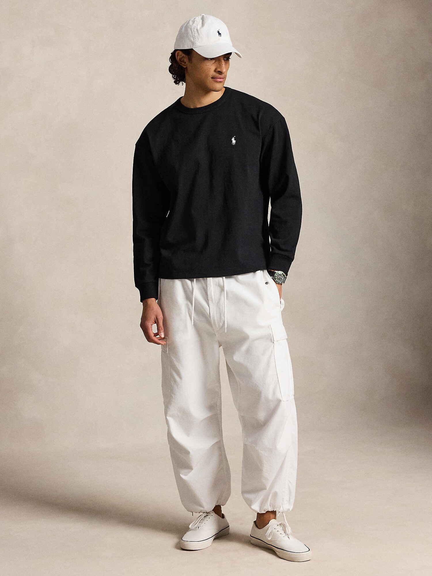 Polo Ralph Lauren Camiseta negro / blanco – imagen 4