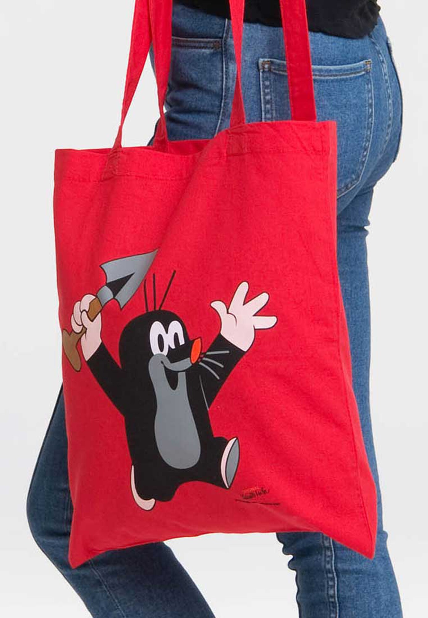 Thumbnail - LOGOSHIRT Baumwolltasche Der kleine Maulwurf - Juhu