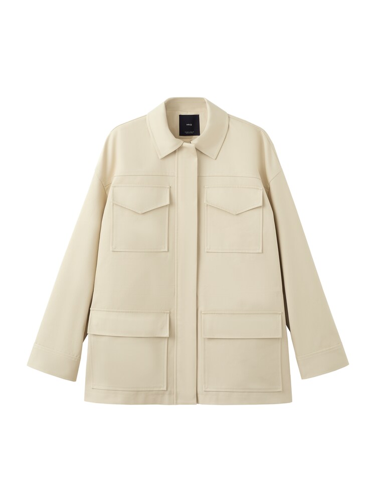 MANGO Átmeneti parka 'KYO' Női bézs , Méret XL